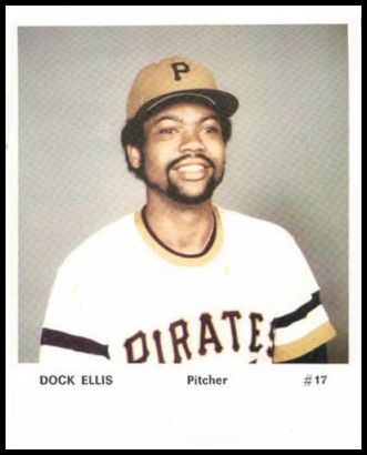 1974 Pittsburgh Pirates Picture Pack 2 Dock Ellis